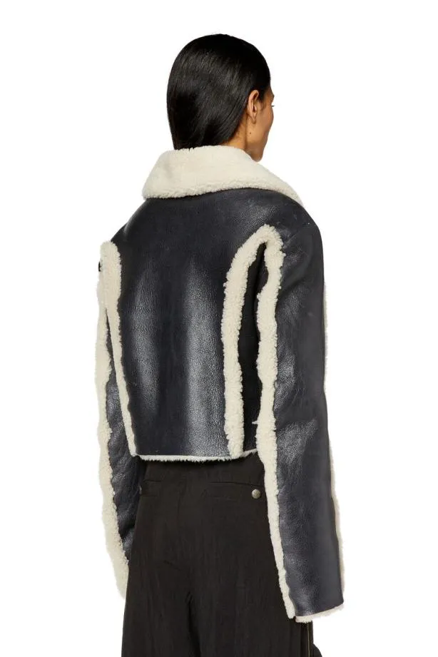 Diesel Lkriti Whiteblack Women Jackets