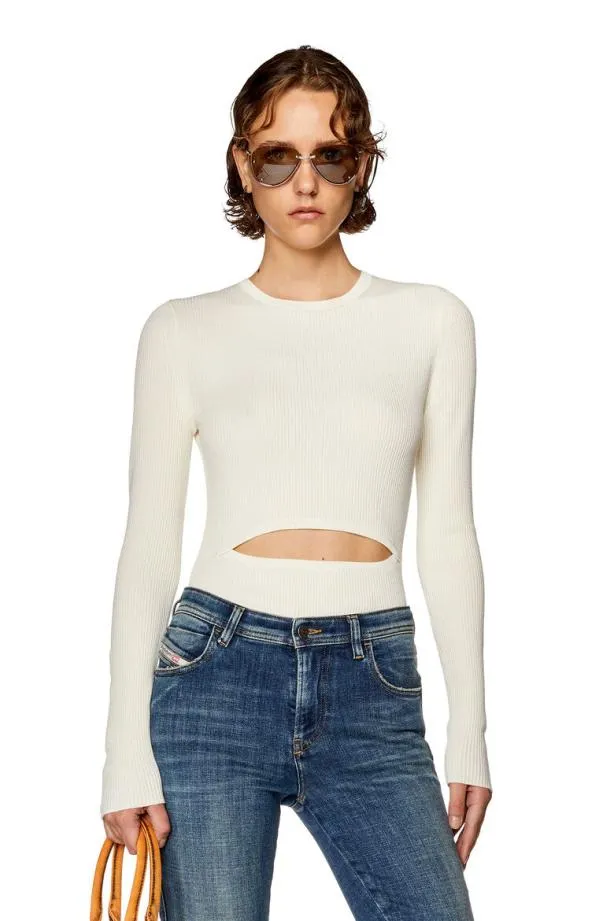 Diesel Mperis White Women Knitwear
