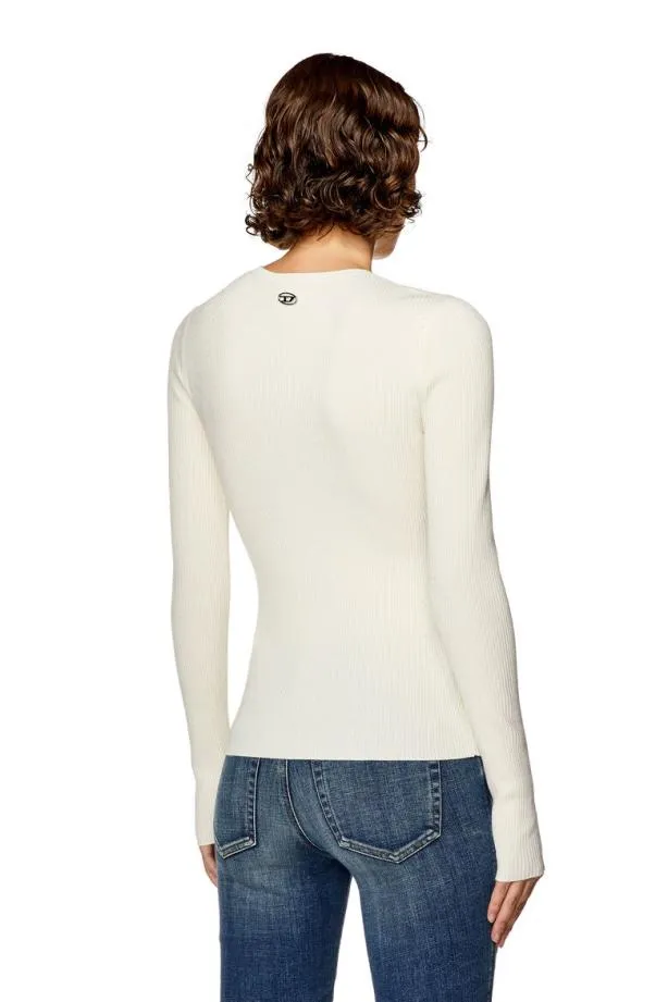 Diesel Mperis White Women Knitwear