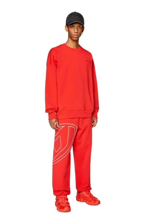 Diesel Pmarkymegovald Red Men Pants and Shorts