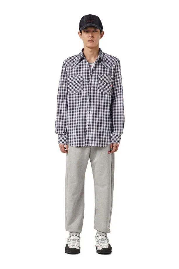 Diesel Ptarydiv Grey Men Pants and Shorts