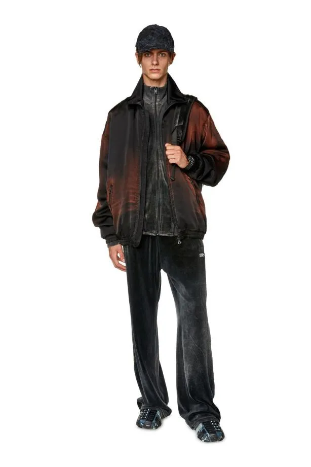 Diesel Sraband Black Men Sweatshirts and Hoodies