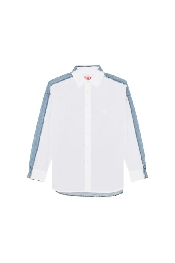 Diesel Swarh White Men Shirts