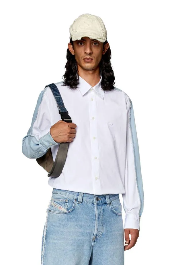 Diesel Swarh White Men Shirts