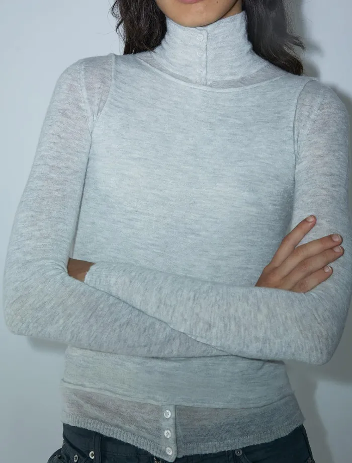 Dolores Light Grey Women Paloma Wool Knits