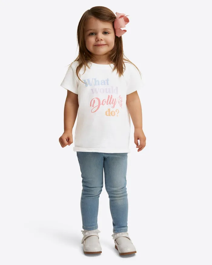 Draper James Kids What Would Dolly Do TShirt Women Tops