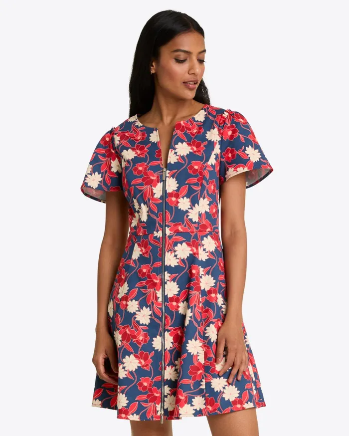 Draper James Mae Love Circle Dress In Mod Floral Women Dresses