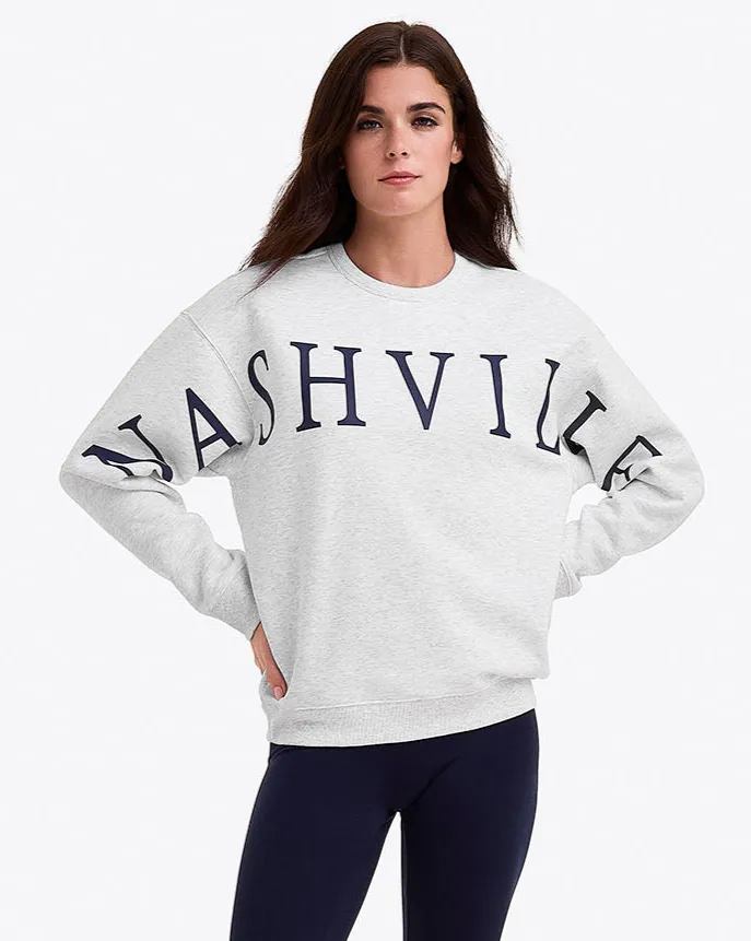 Draper James Nashville Crewneck Sweatshirt Women Sweaters