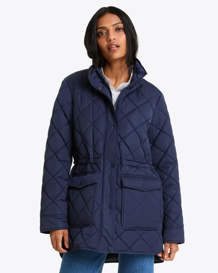 Draper James Quilted Coat Women Jackets and Outerwear