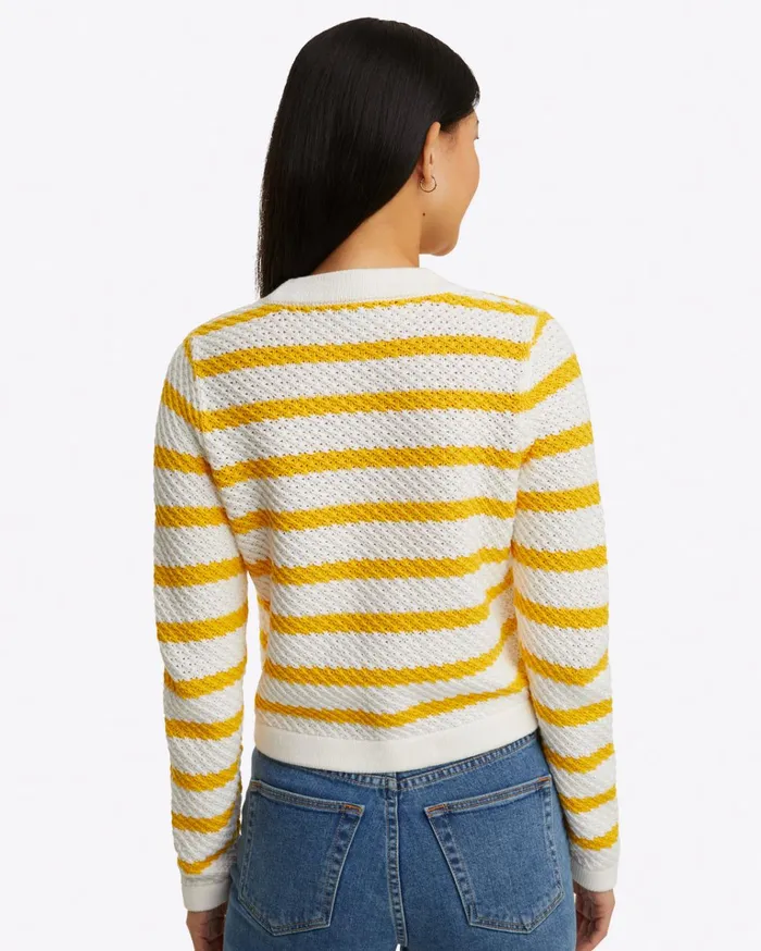 Draper James Rita VNeck Cardigan In Cotton Women Tops