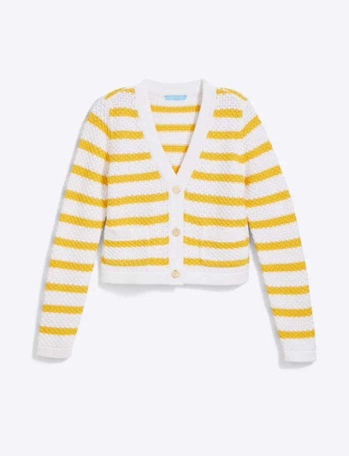 Draper James Rita VNeck Cardigan In Cotton Women Tops