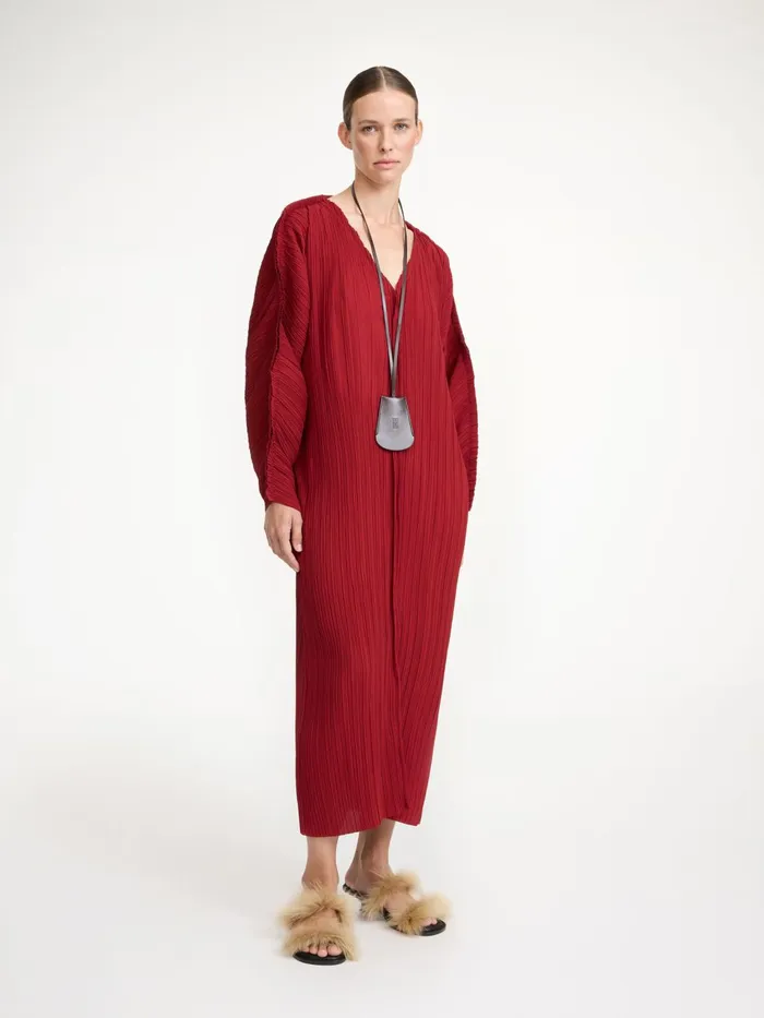 Dresses Women By Malene Birger Dalya Maxi Dress Red Dahlia