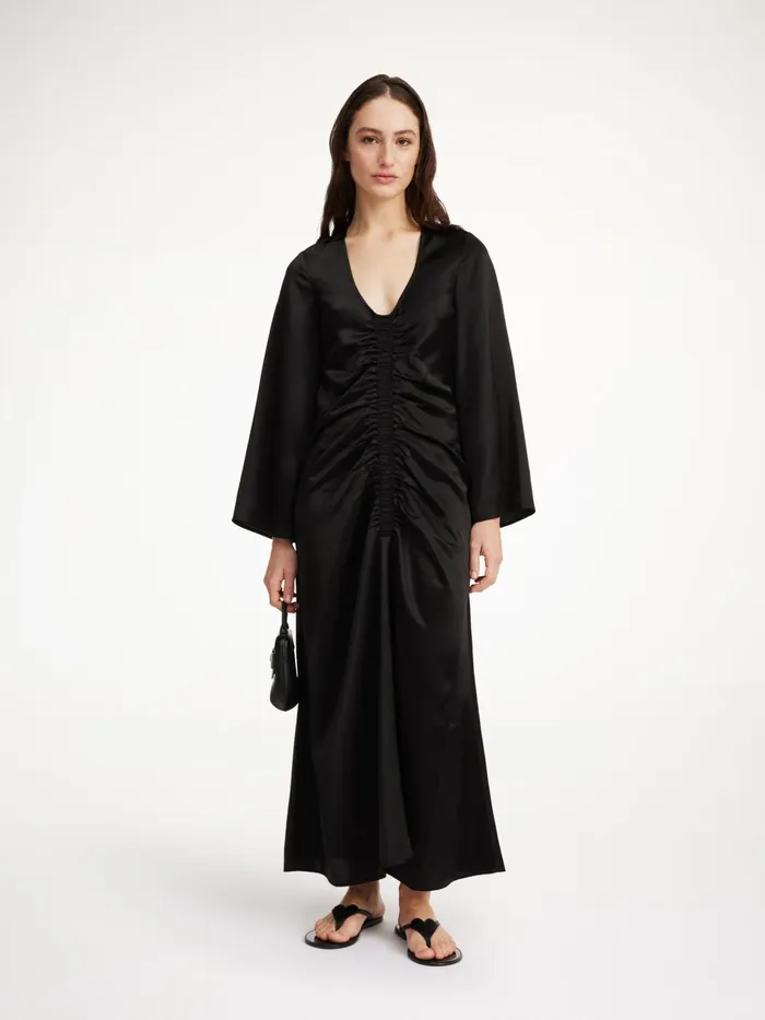 Dresses Women By Malene Birger Lavende Maxi Dress Black