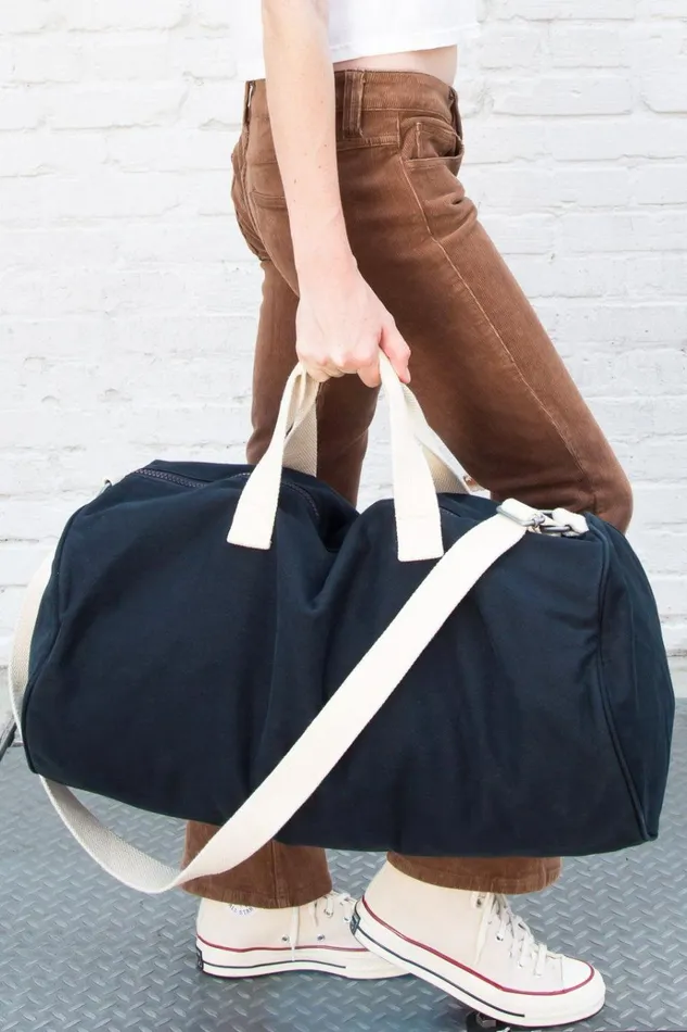 Duffle Bag Navy Blue Women Brandy Melville Duffle Bags