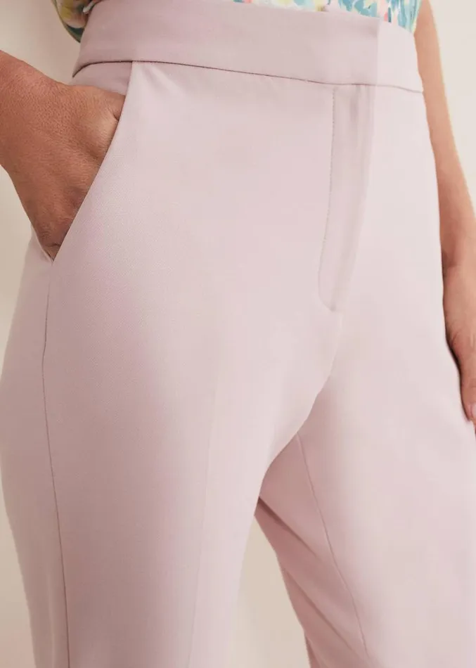 Eira Cigarette Trousers Pale Pink Women Phase Eight Trousers