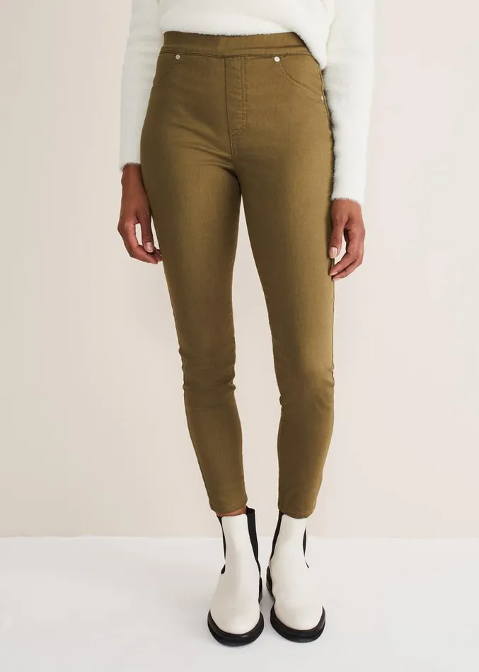 Eliza Jegging Olive Women Phase Eight Trousers