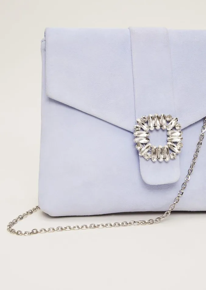Embellished Clutch Bag Cornflower Women Phase Eight Bags and Clutches