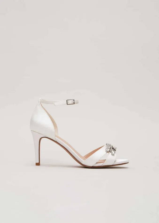 Embellished Sandals Ivory Women Phase Eight Occasion Shoes