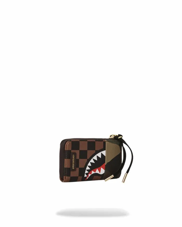 EXTERIOR GOLD ZIP POCKET SHARKS IN PARIS WALLET Bags SPRAYGROUND
