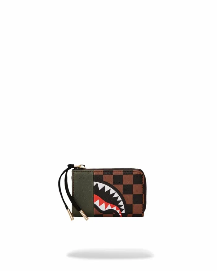 EXTERIOR GOLD ZIP POCKET SHARKS IN PARIS WALLET Bags SPRAYGROUND