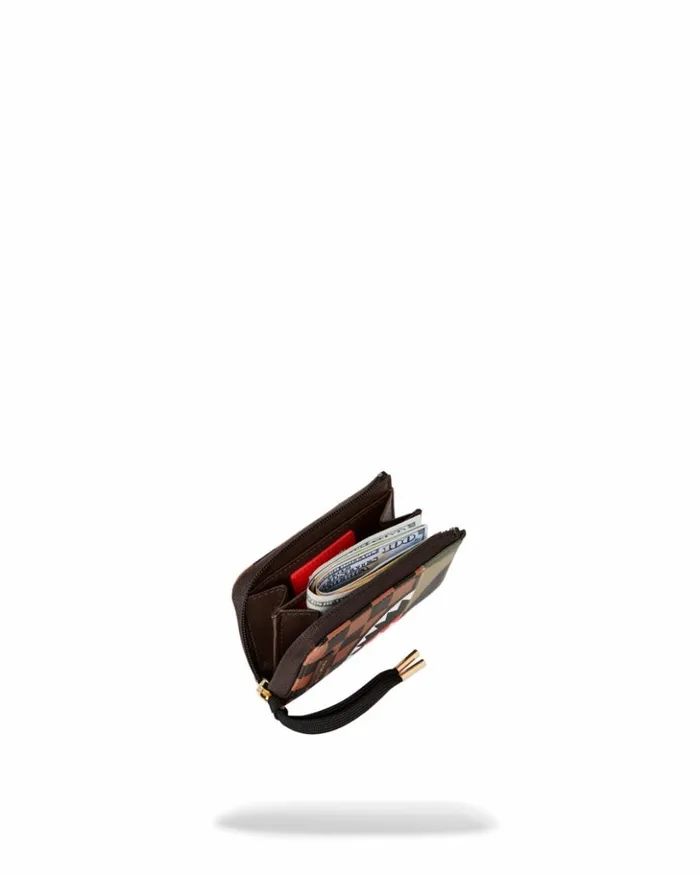 EXTERIOR GOLD ZIP POCKET SHARKS IN PARIS WALLET Bags SPRAYGROUND