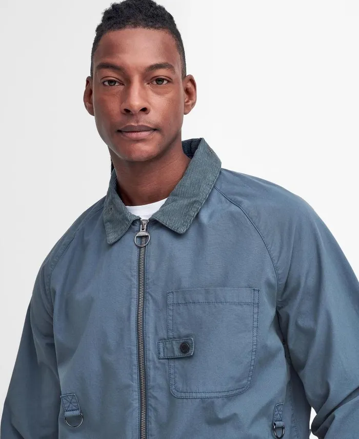 Fenton Casual Jacket Dark Slate Men Barbour Casual Jackets