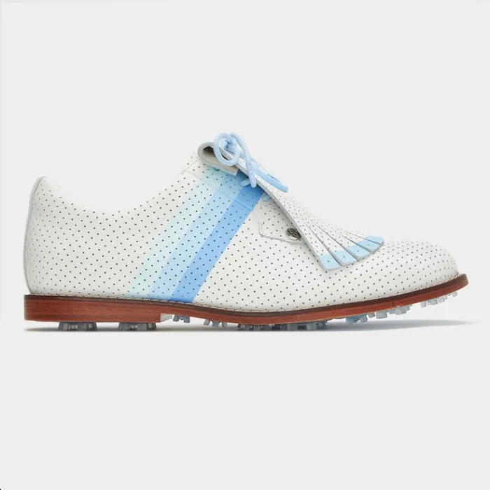 GFORE WOMEN039S GALLIVANTER LEATHER LUXE SOLE KILTIE GOLF SHOE Snow Women Golf Shoes