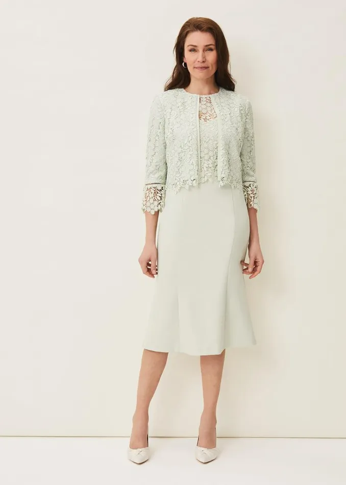 Georgia Lace Jacket Spearmint Women Phase Eight Jackets