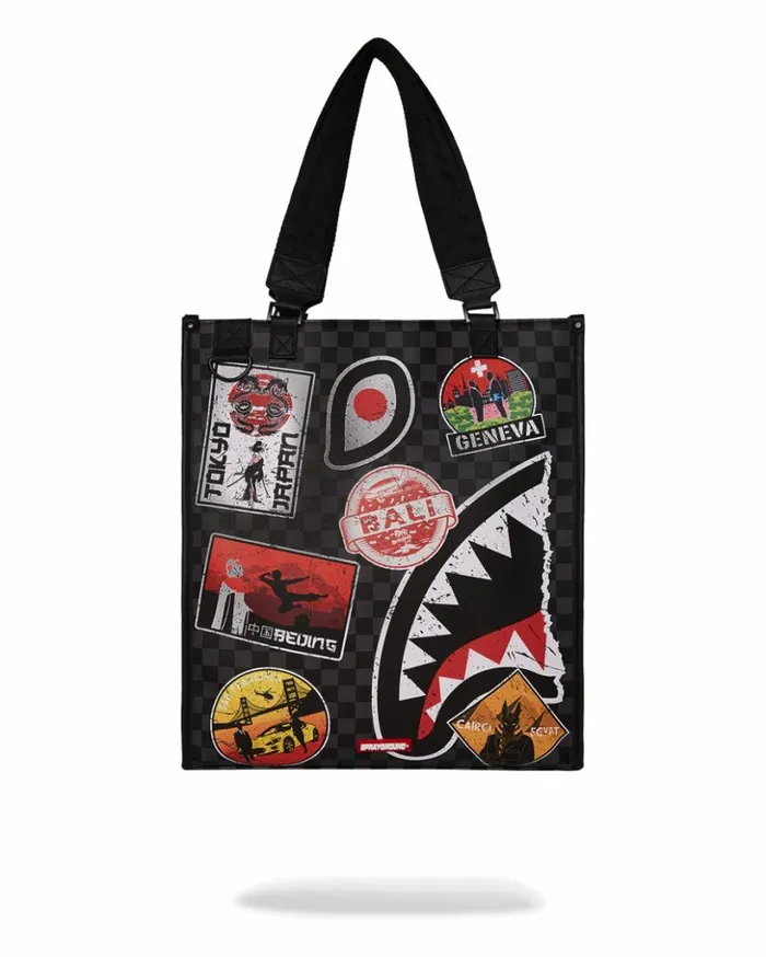 GLOBAL MOGUL UNLIMITED MILES LOFT TOTE Bags SPRAYGROUND