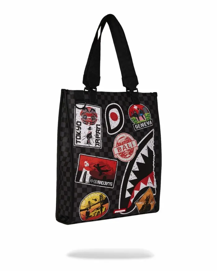 GLOBAL MOGUL UNLIMITED MILES LOFT TOTE Bags SPRAYGROUND