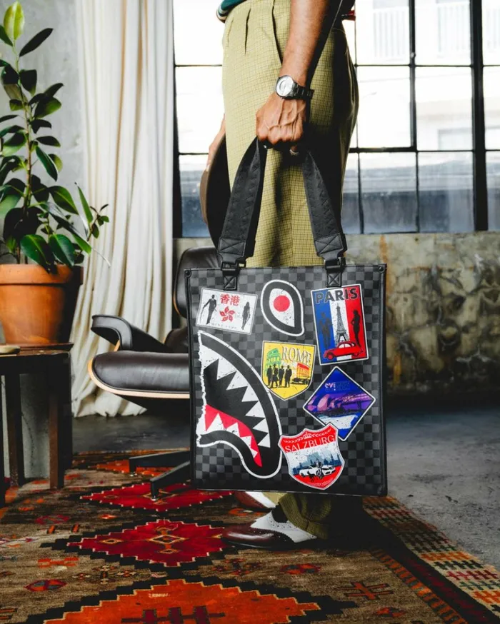 GLOBAL MOGUL UNLIMITED MILES LOFT TOTE Bags SPRAYGROUND