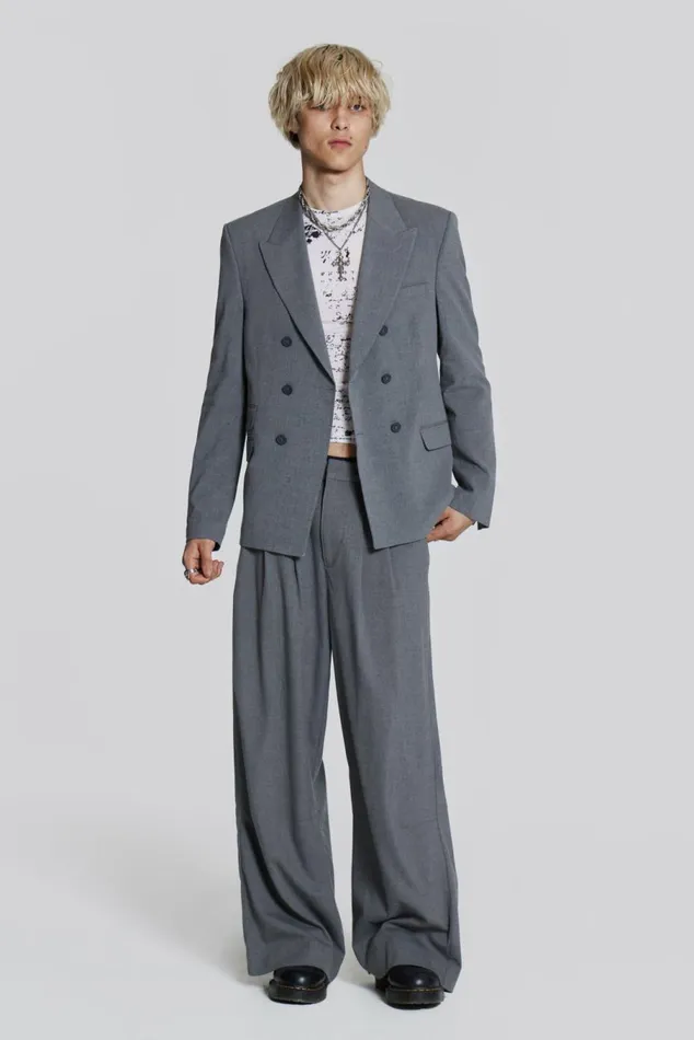 Grey Goliath Blazer Grey Men Jaded London Grey Goliath Blazer Grey Men Jaded London