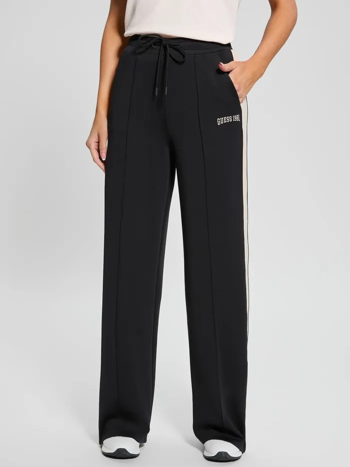 GUESS Bottoms Eco Suzanne StraightLeg Pants Black 8211 Women