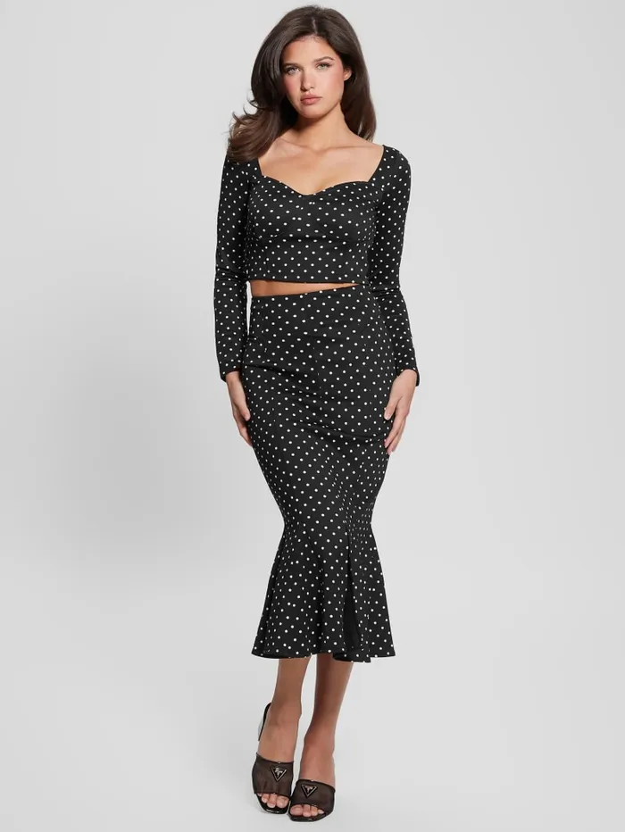 GUESS Bottoms Thea Pencil Skirt Blackwhite 8211 Women