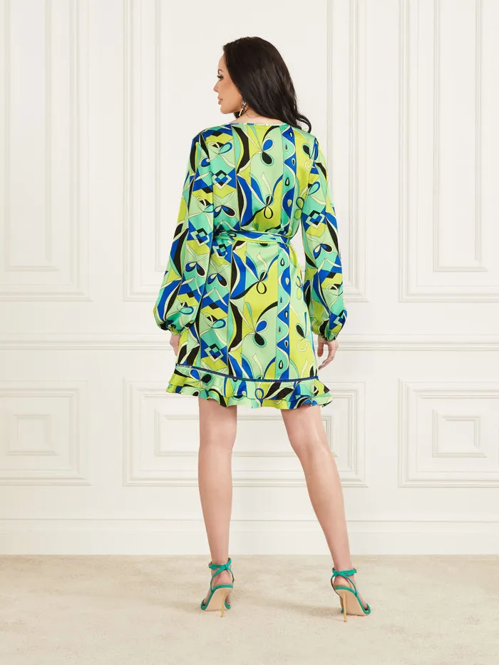 GUESS Dresses and Jumpsuits Betty Blue Wrap Dress Colors 8211 Women