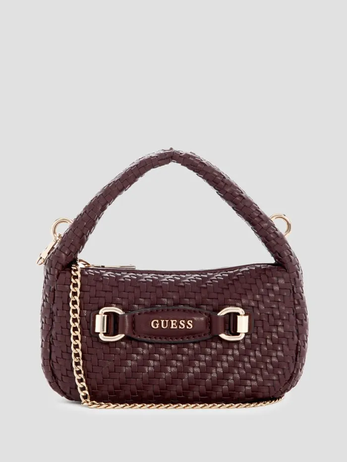 GUESS Handbags Francy Mini Hobo Pink 8211 Women
