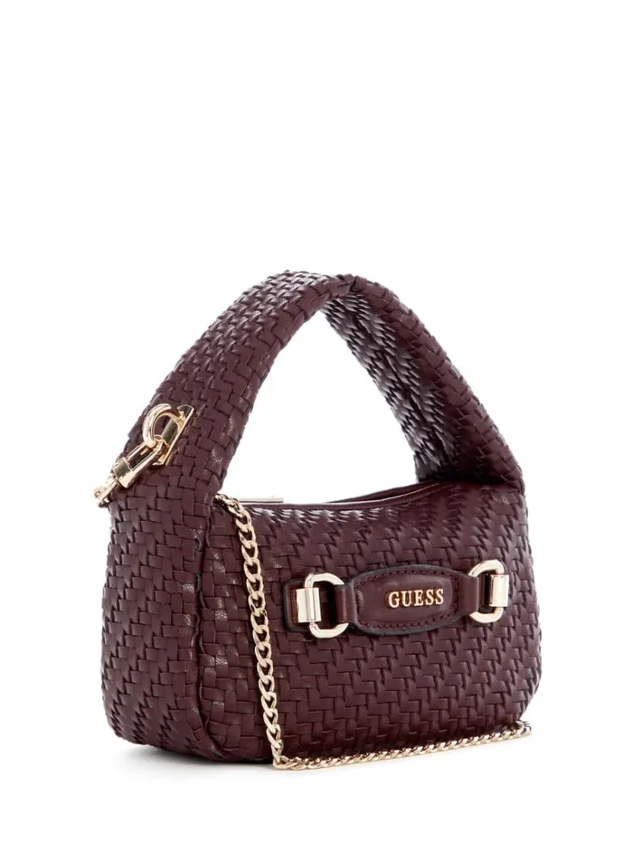 GUESS Handbags Francy Mini Hobo Pink 8211 Women