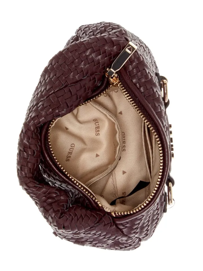 GUESS Handbags Francy Mini Hobo Pink 8211 Women