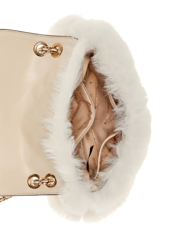 GUESS Handbags Lise Convertible Crossbody White 8211 Women