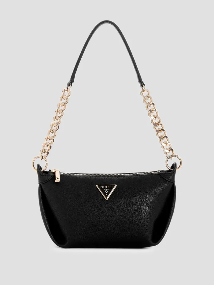 GUESS Handbags Meridian TopZip Shoulder Bag Black 8211 Women