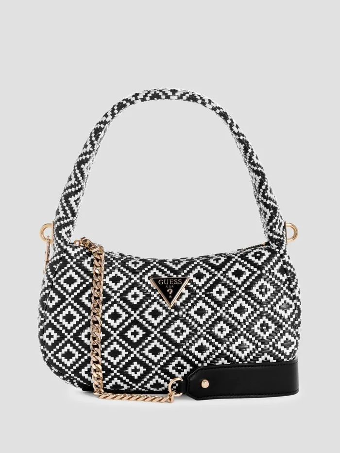 GUESS Handbags Rianee Hobo Black 8211 Women