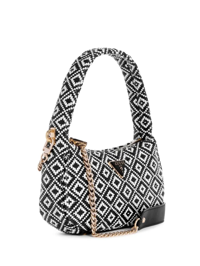 GUESS Handbags Rianee Hobo Black 8211 Women