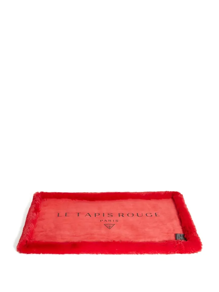 GUESS Home FauxFur Pet Carpet Red 8211 Women