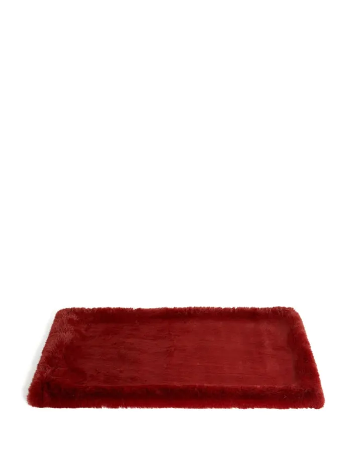 GUESS Home FauxFur Pet Carpet Yellow 8211 Women