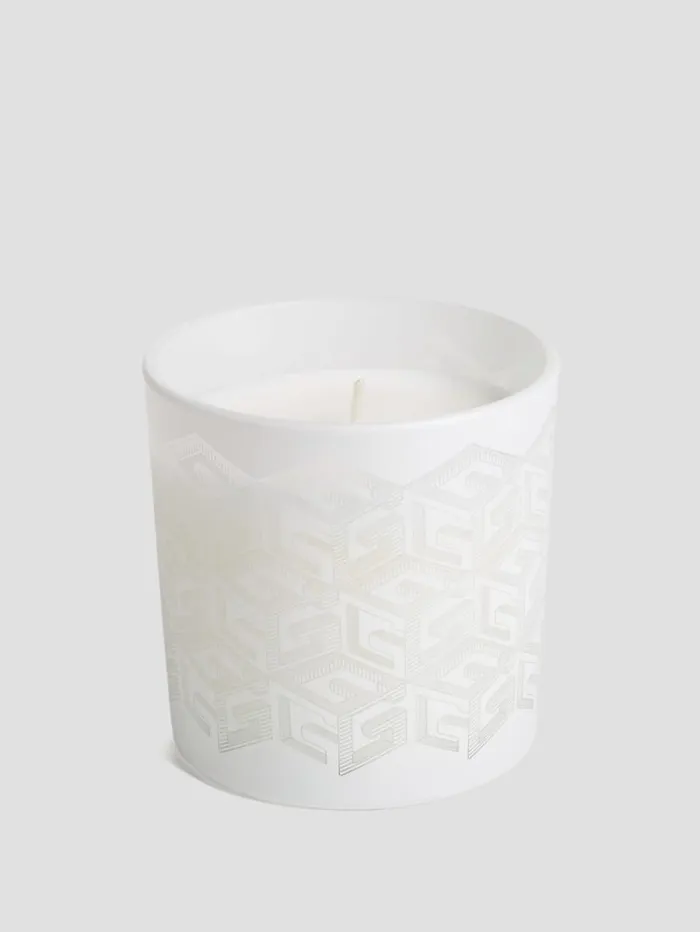 GUESS Home LaserCut G Cube Candle Orange 8211 Women