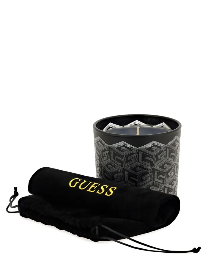 GUESS Home LaserCut G Cube Candle Orange 8211 Women