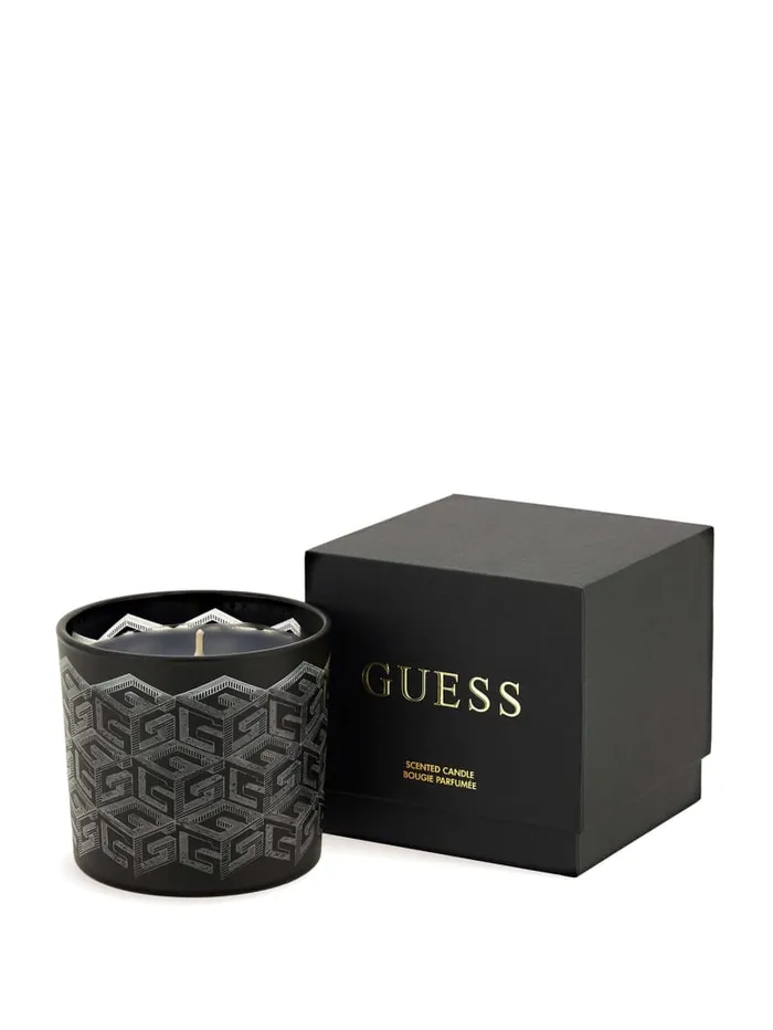 GUESS Home LaserCut G Cube Candle Orange 8211 Women