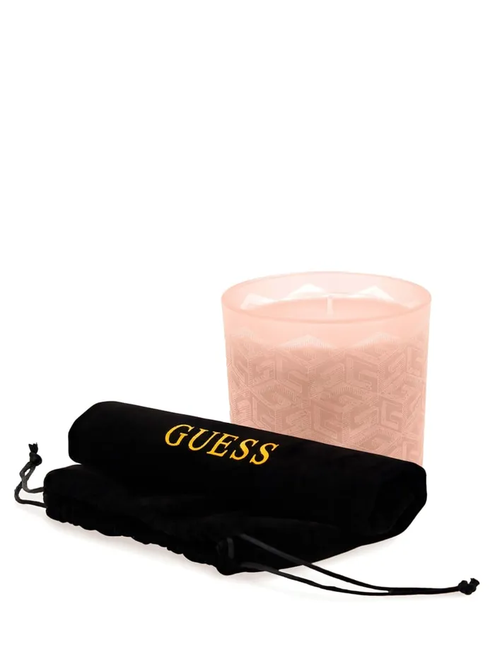 GUESS Home LaserCut G Cube Candle Orange 8211 Women
