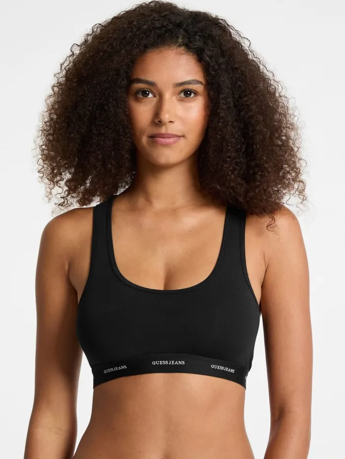 GUESS Intimates Eco Jeans Bralette Black 8211 Women