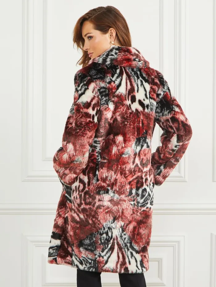 GUESS Jackets and Coats Belle FauxFur Coat Colors 8211 Women